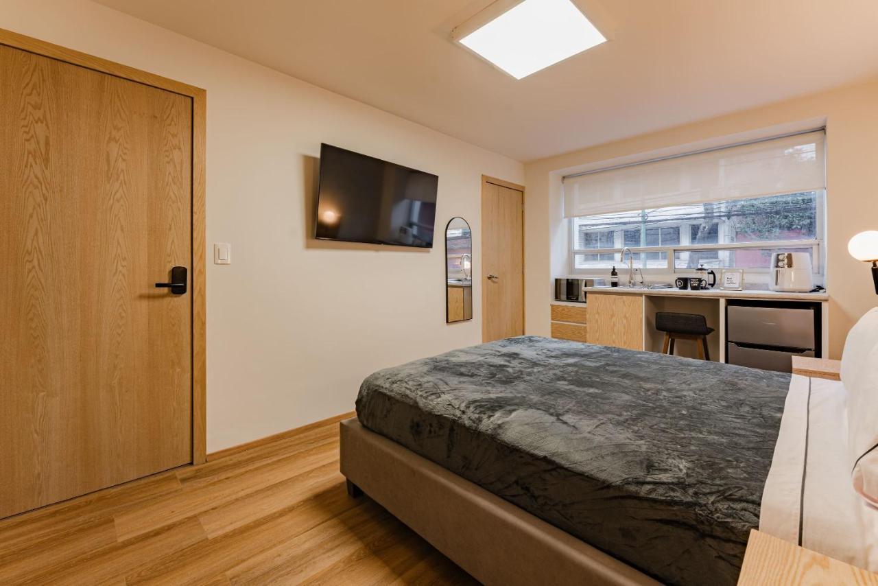 Escandon Suites By Escajal Rooms Mexico City Ngoại thất bức ảnh